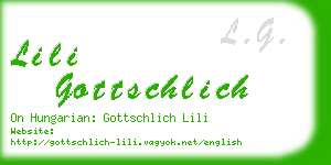 lili gottschlich business card